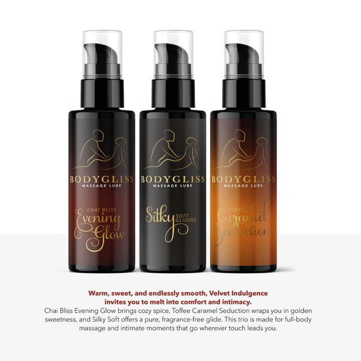 Actual product image Bodygliss - Travel Edition 3-pack - Velvet Indulgence