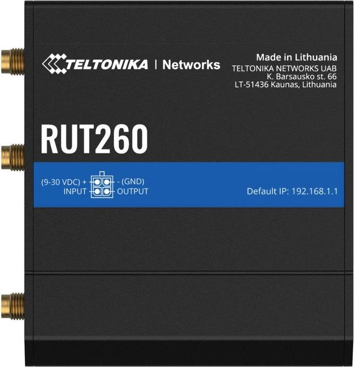 Produktbild Teltonika RUT260000000 - LTE Cat. 6 Mobilfunk-Router