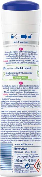 Produktbild NIVEA Deo Spray Invisible Multipack 6 x 150 ml (Spray, 150 ml)
