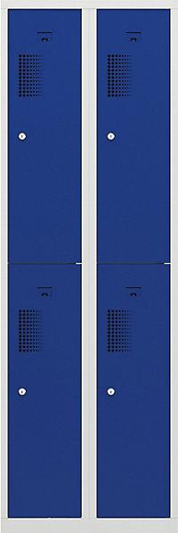 Actual product image eurokraft basic Locker, 4 compartments, width 600 mm (60 cm, 180 cm)
