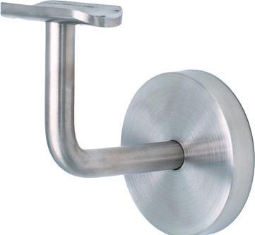 Produktbild OK-Line Handlaufstützen (Stahl Reinweiss RAL 9010 pulverbeschichtet matt)