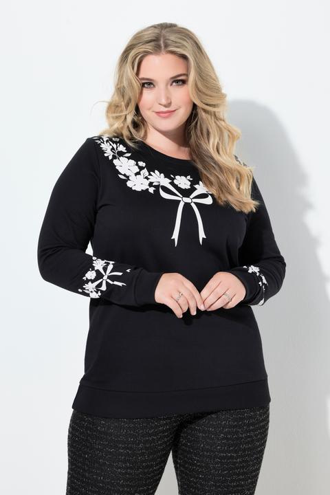 Produktbild Miamoda Sweatshirt, bequeme Passform, Schleifen-Muster (52)