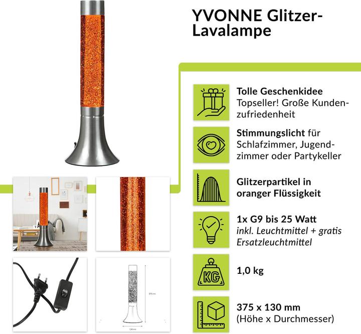 Image du produit Licht-Erlebnisse Yvonne (210 lm, G9)