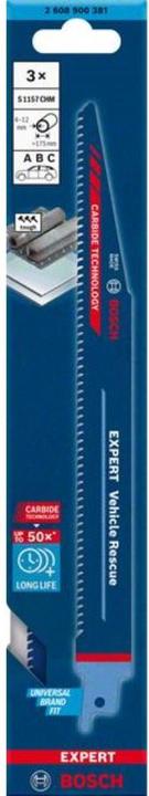 Productafbeelding Bosch Professional Zubehör Expert Voertuigredding S 1157 CHM reciprozaagblad, 3 stuks