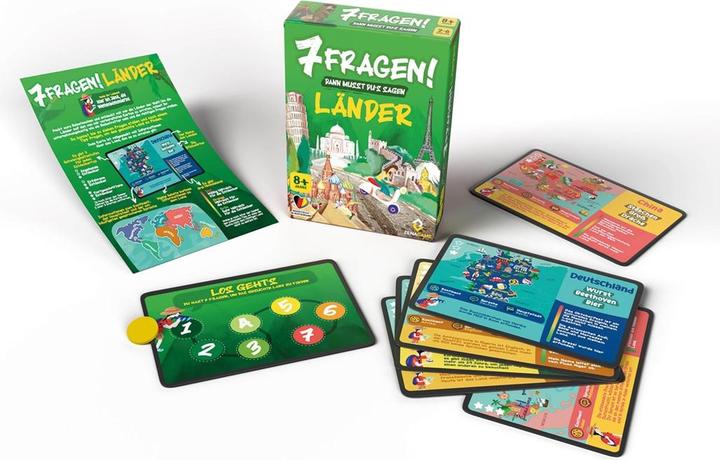 Actual product image Zenagame 7 questions! Countries (German, 2 - 6 Players)