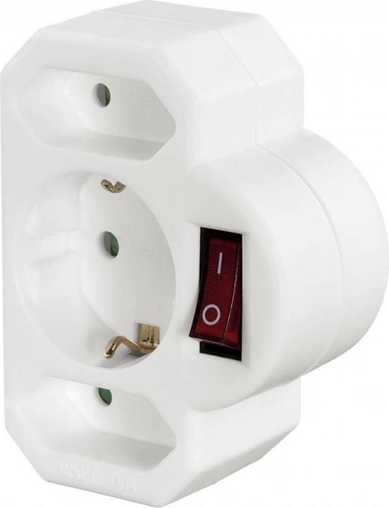 Actual product image Hama Multi-plug (CEE 7/3, 3x)