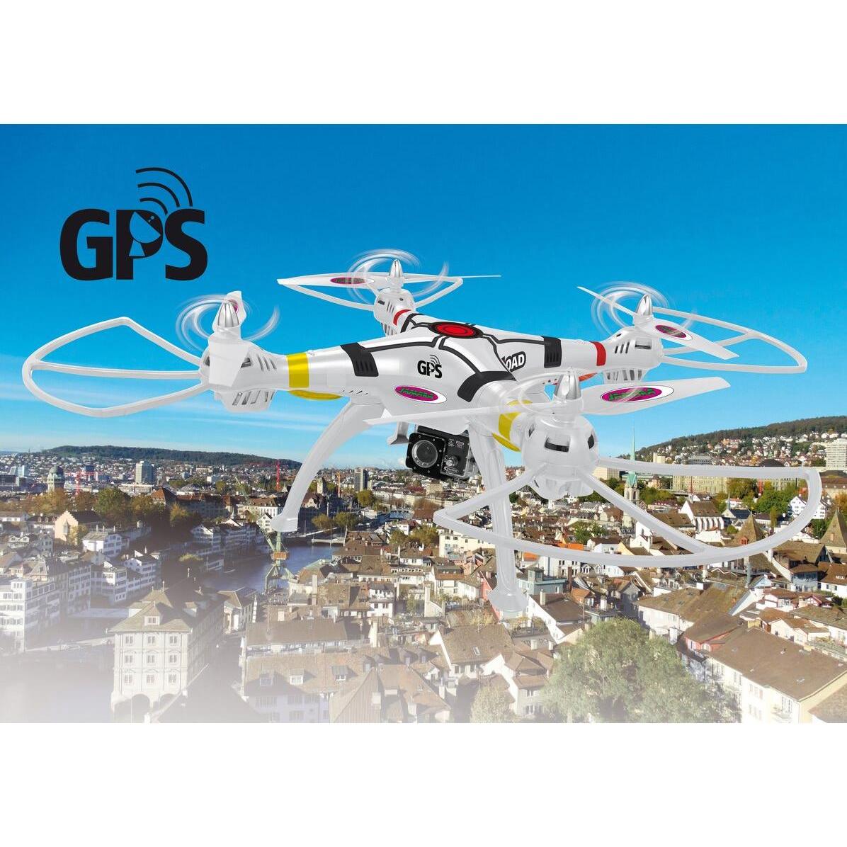 Thumbnail - Jamara Payload GPS Drone Altitude Full HD Wifi ComingHome (10 min, 2140 g), Drohne, Weiss