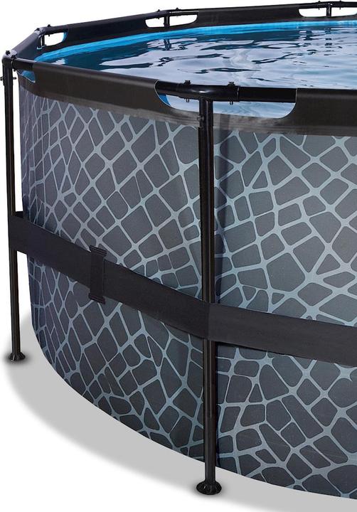 Produktbild Exit Rahmen-Pool rund 427x122 cm mit Sandfilterpumpe (427 x 122 cm)