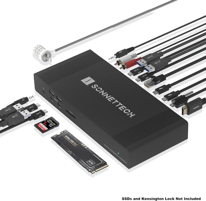Produktbild Sonnet Echo 20 Thunderbolt 4 SuperDock (Thunderbolt, 20 Ports)