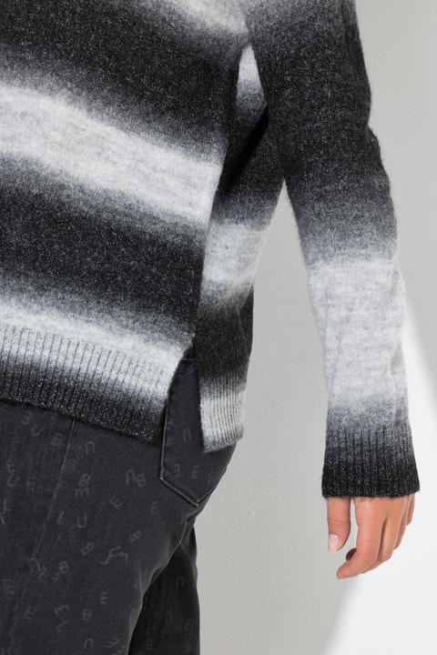 Produktbild Ulla Popken Pullover, Farbverlauf, Stehkragen, Langarm (42, 44)