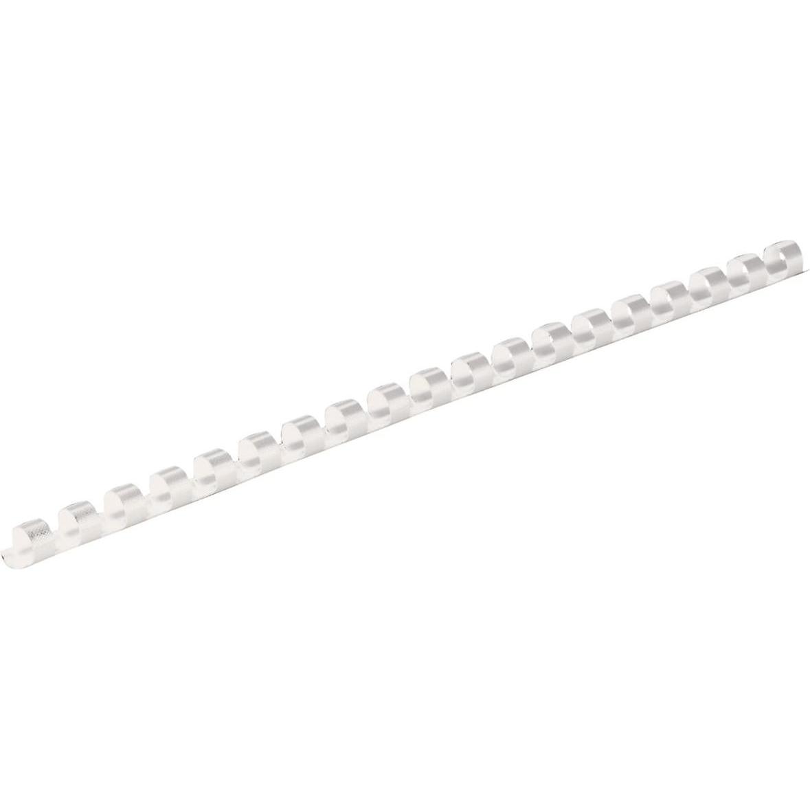 Fellowes, Bindegerät Zubehör, Plastikbinderücken A4 100 Stk. - 6 mm, weiss