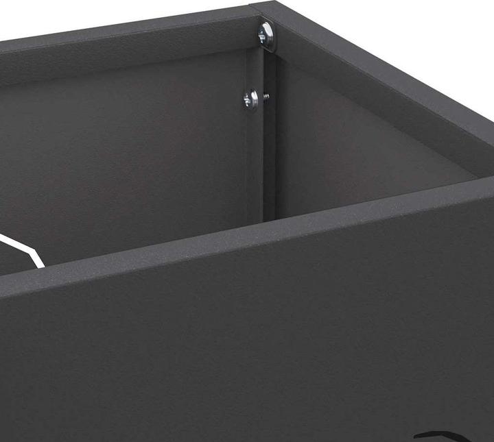 Image du produit vidaXL Porte-parapluies Noir Métal Standard Inserts décoratifs