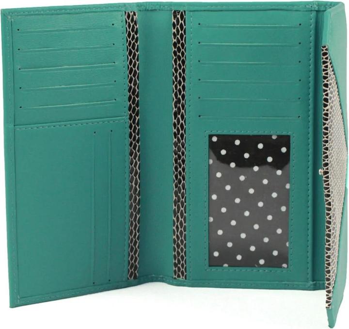 Actual product image Eastern Counties Leather Connie Leather Wallet Snake Pattern