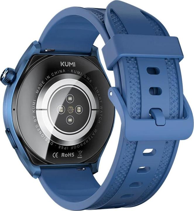 Actual product image Kumi Smartwatch GW6 blue (blue) (36.32 mm)