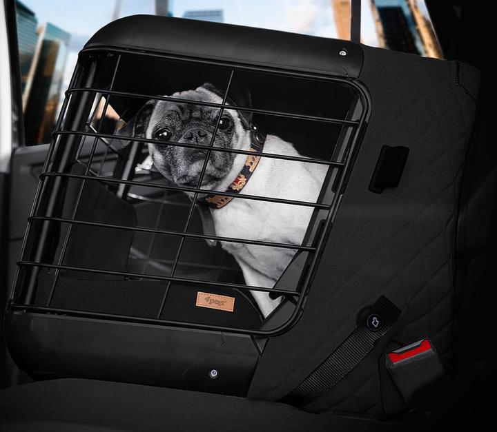Actual product image 4pets Autobox Caree Black Series (Dog, Lockable)