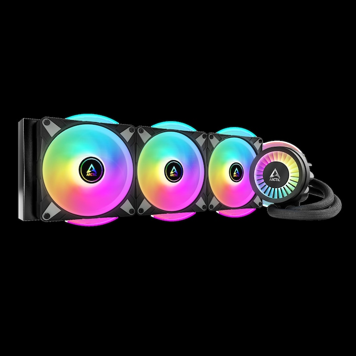 Actual product image Arctic Liquid Freezer III - 420 A-RGB (Black)