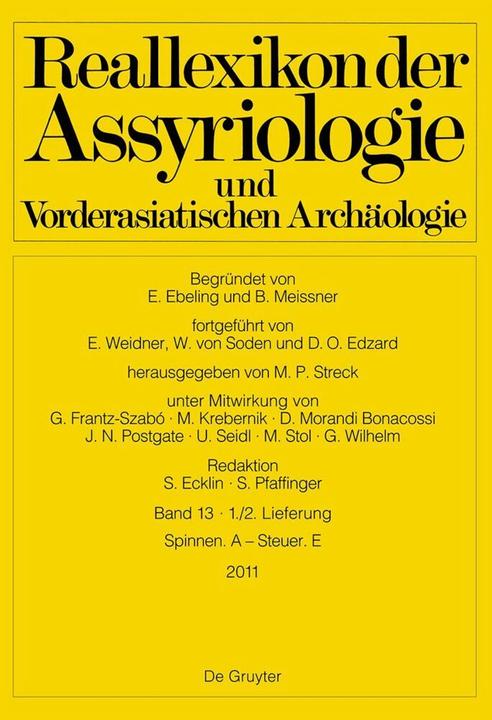 Spinnen. A - Steuer. E