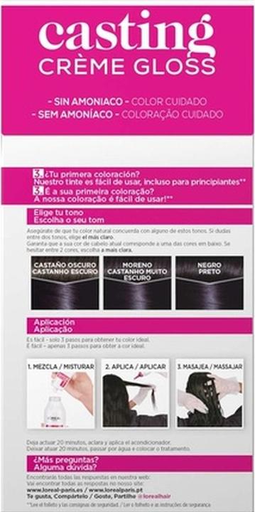 Image du produit L'Oréal Paris CASTING CREME GLOSS #210-negro azulado (210-negro azulado)
