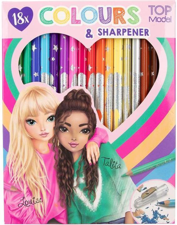 Actual product image Depesche TOPModel - 18 Colouring Pencilswith sharpener - (0612215) (18 x)