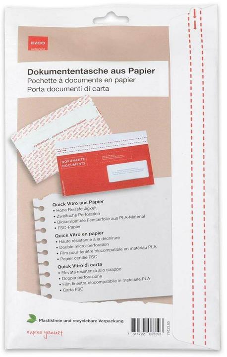 Immagine prodotto Elco Borsa per documenti (C5/6, 20 pz.)