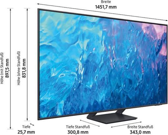 Produktbild Samsung SAMS GQ-65Q70C TCS SMA UHD 163 GQ65Q70CATXZG (65", Q70C, QLED, 4K)