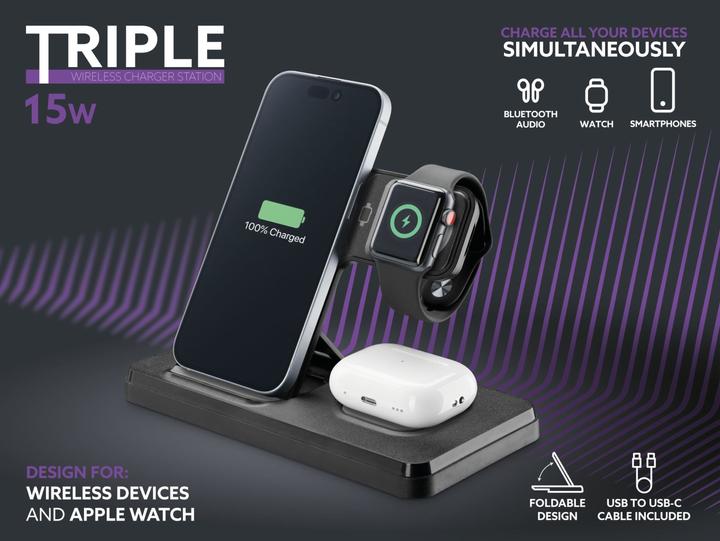 Produktbild Cellularline Cellular Line Dreifach-Ladegerät 15W (15 W)