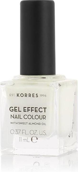 Immagine prodotto Korres Nails Colore per unghie effetto gel n. 01 Blanc White / 11 ml (bianco blanc, Smalto per unghie effetto gel)