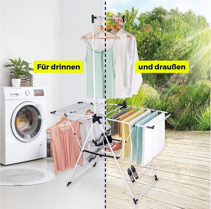 Produktbild Easymaxx Standtrockner mit Kleiderstange (2 m)