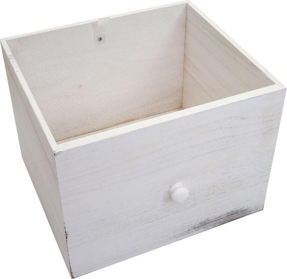 Produktbild Mendler Kommode HWC-H21, Schrank Schubladenkommode, Massiv-Holz Korb-Schublade 80x60x30cm - shabby weiss (80 x 60 x 30 cm)