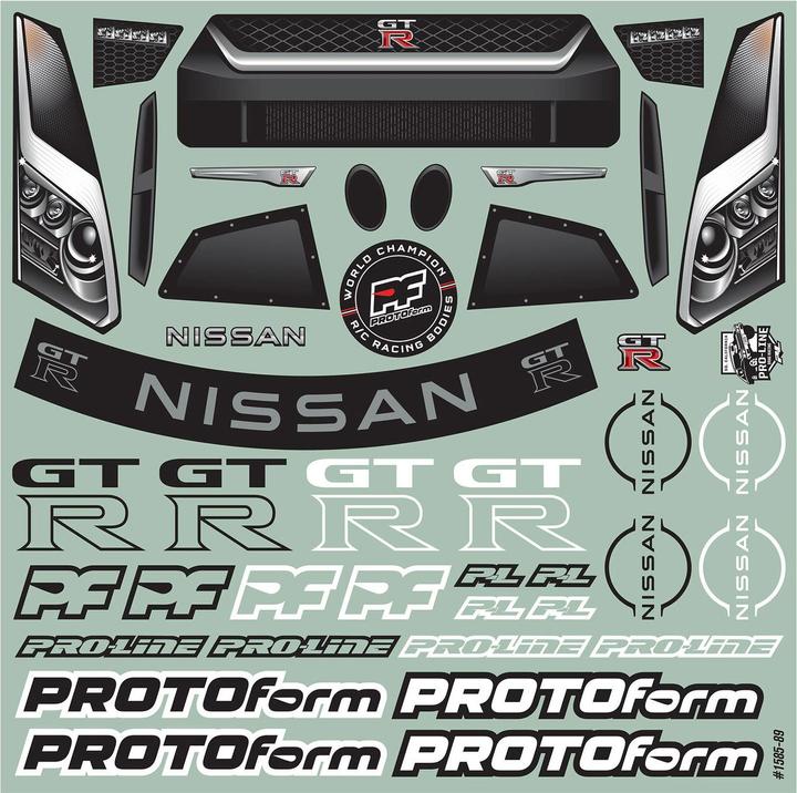 Immagine prodotto Proline Corpo Nissan GT-R R35 Drag non verniciato, 1:10