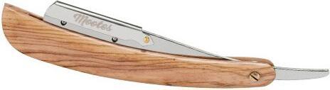 Actual product image Mootes Straight razor with interchangeable blades olive wood