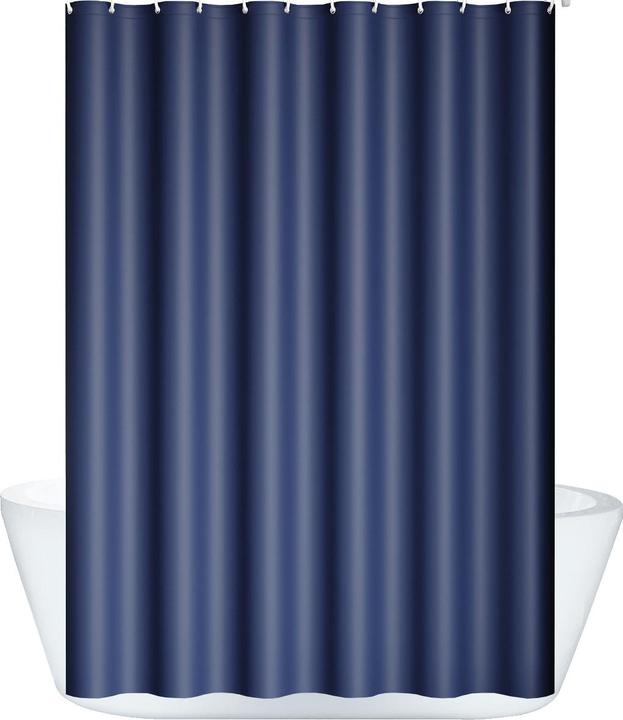 Lobwerk Duschvorhang 180x200cm Wasserdicht Badewannenvorhang Anti Schimmel Wannenvorhang mit Ringe (180 x 200 cm)