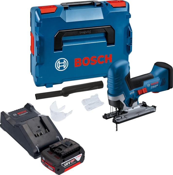 Actual product image Bosch Professional GST 18V-125 S Professional cordless jigsaw 18 V 125 mm brushless + 1x rechargeable battery 5.0 Ah +