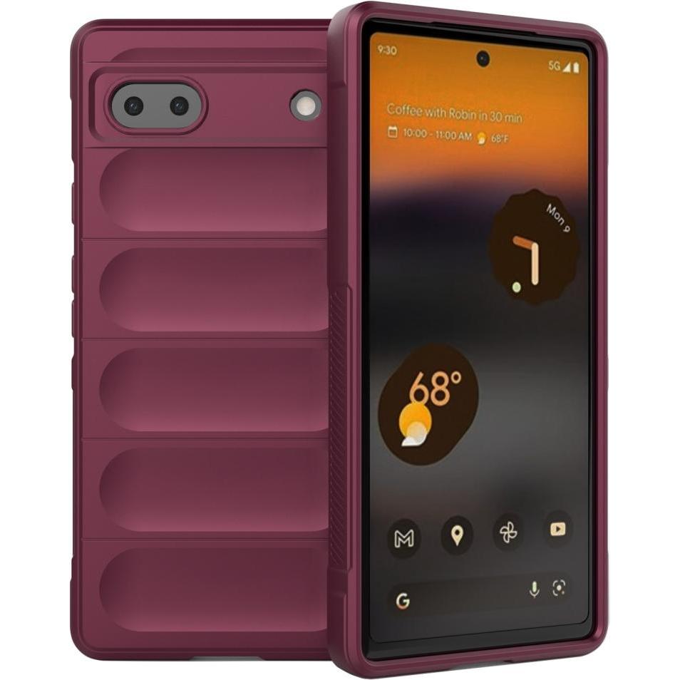 Screenguard CloudCase Google Pixel 6a TPU Hülle (Google Pixel 6a), Smartphone Hülle, Rot