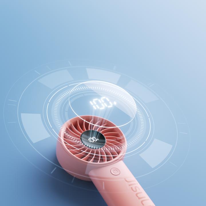 Image du produit Jisulife Ventilateur de poche Life4 (5000mAh) rose