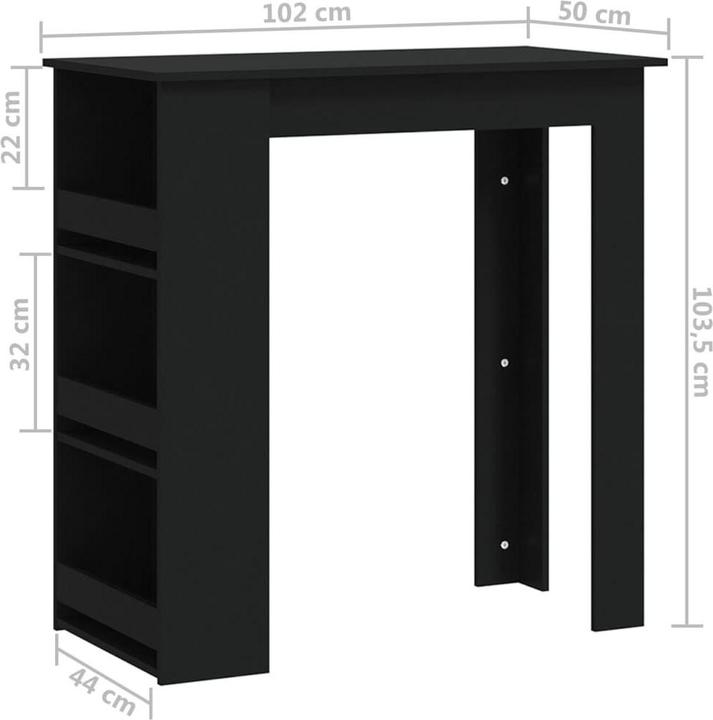 Produktbild vidaXL Stehtisch (102 x 50 x 103.50 cm)