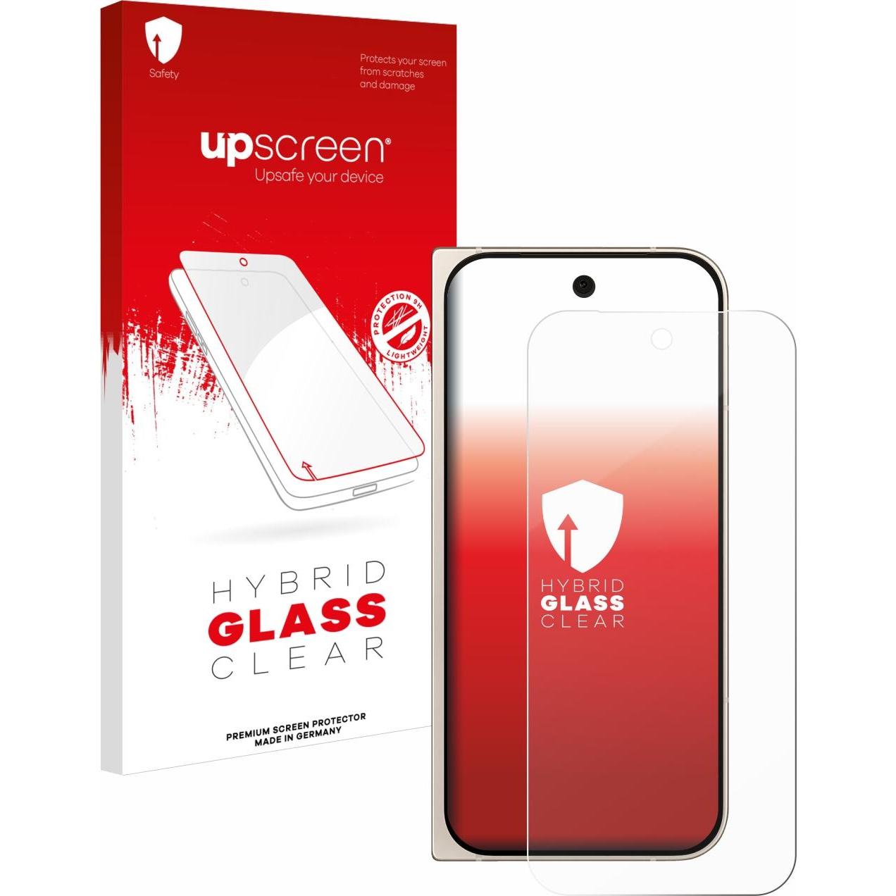upscreen Schutzglas Schutzfolie Glas Folie Displayschutz klar (1 Stück, Google Pixel 9 Pro Fold), Smartphone Schutzfolie...
