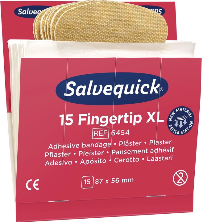 Produktbild Söhngen Refill für SALVEQUICK, 6 VE Fingerspitzenpflaster, je 15 Stk, VE à 6 Stk (6 x)