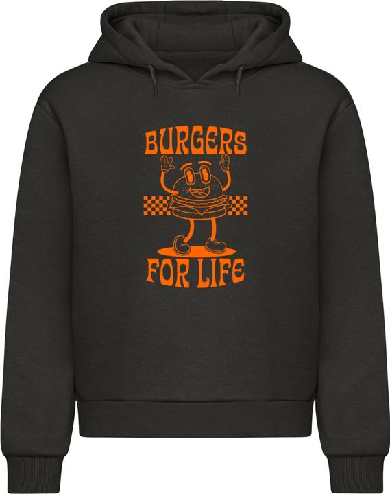 Produktbild Merchcode Ladies Burgers For Life Hoody - 198417 (M)