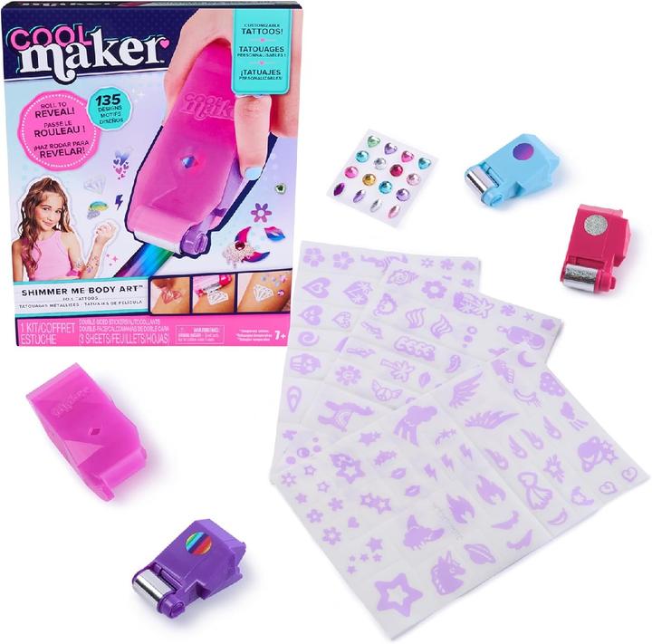 Produktbild Spin Master CLM Shimmer Me Tattoo Studio