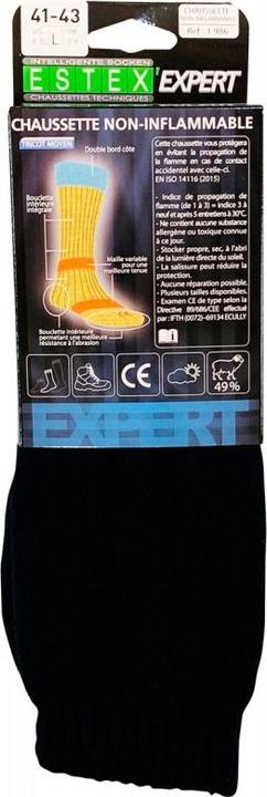 Actual product image Estex Chaussette Non-Inflammable (Single pack, 47 - 50)