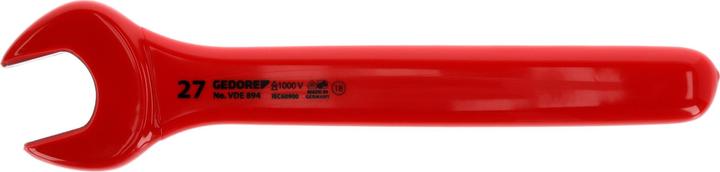 Produktbild Gedore VDE-Einmaulschlüssel, 27 mm, Hochwertiger Vanadium-Stahl, Nach EN 60900/IEC 60900 (27 mm)