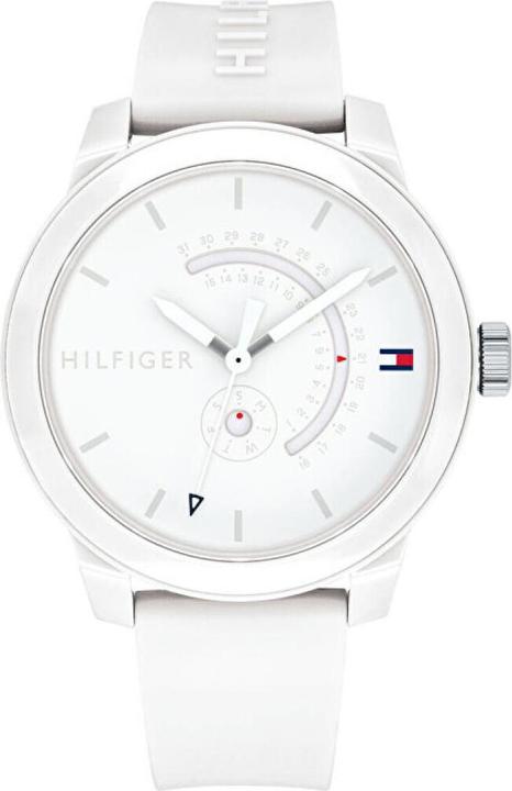 Image du produit Tommy Hilfiger Orologio Analogico al Quarzo Unisex con Cinturino in Silicone (Horloge analogique)