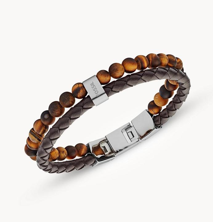 Produktbild Fossil Vintage Casual (19 cm, Edelstahl, Leder)