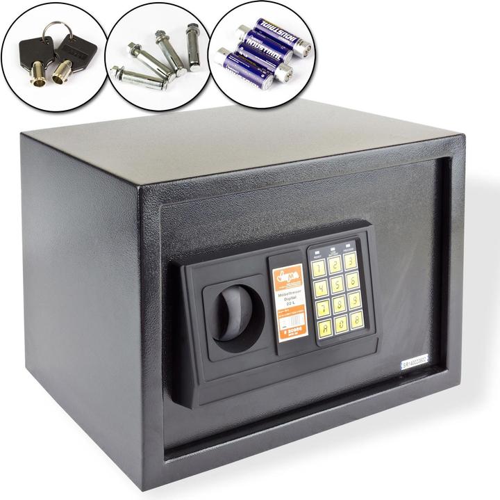 Produktbild Dema Möbeltresor / Wandtresor Digital 35x27x25 cm (22 l)