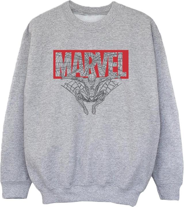 Produktbild Spider Man Logo Red Sweatshirt Jungen (140, 146)