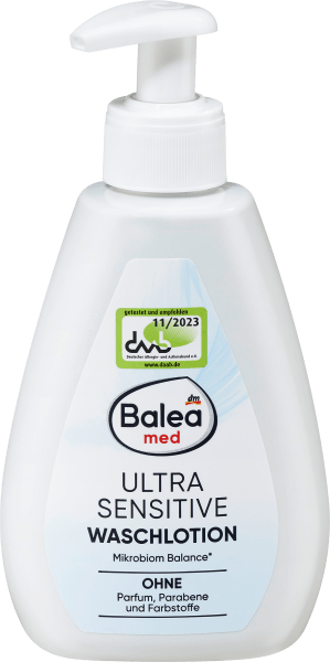 Actual product image dm Balea MED Liquid Soap Wash Lotion Ultra Sensitive (Liquid soap, 300 ml)