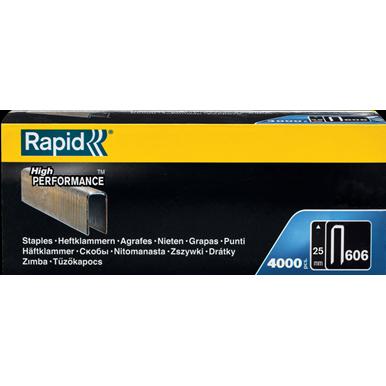 Rapid, Tackerklammern + Tackernägel, Typ 606 Schmalrückenklammern 25 mm