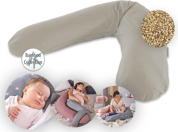 Actual product image Theraline Nursing Pillow "The Original" with Spelt Filling incl. Cover 190 cm (190 cm)