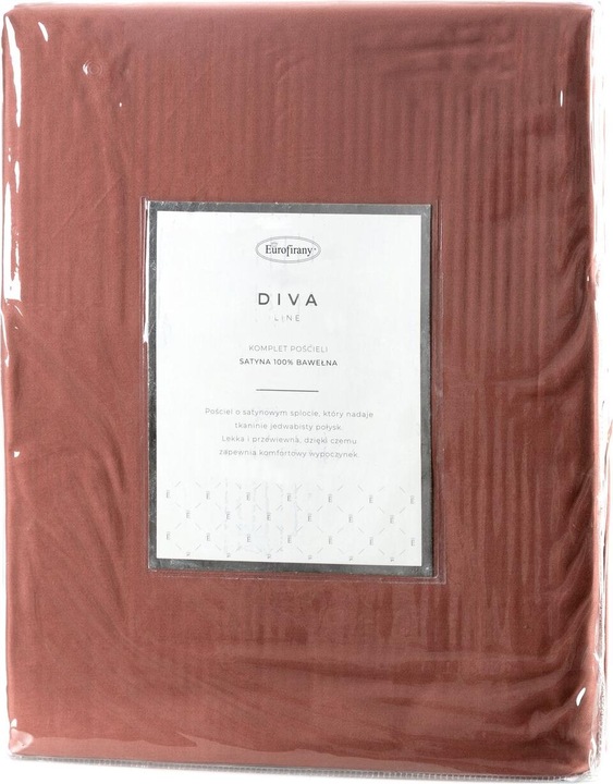 Produktbild Eurofirany DIVA LINE DINA Bettwäsche-Set aus hochwertigem Baumwollsatin, einfarbig, 140 x 200 cm (Duvetbezug, 140 x 200 cm)